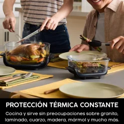 Freidora de aire Crispi Ninja®: la airfryer con cubetas de vidrio y diseño portátil FN101