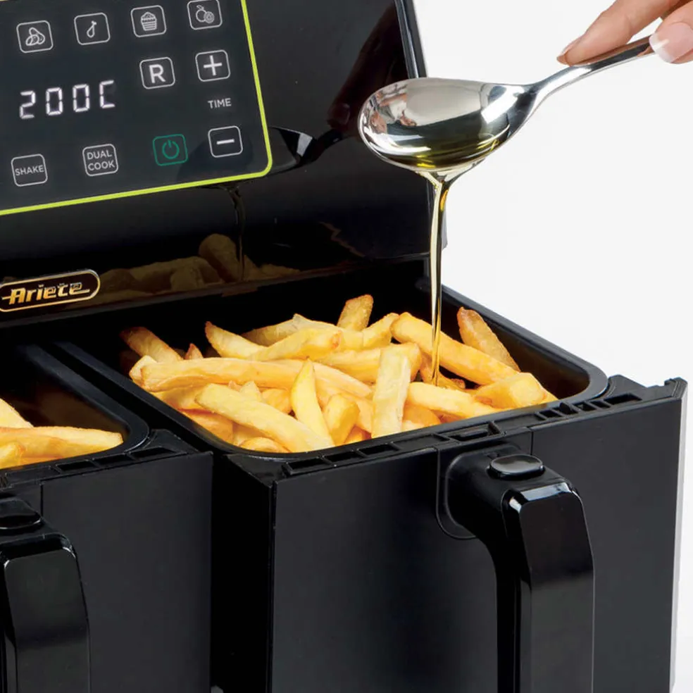 Freidora de aire Dual 4l + 4l Ariete