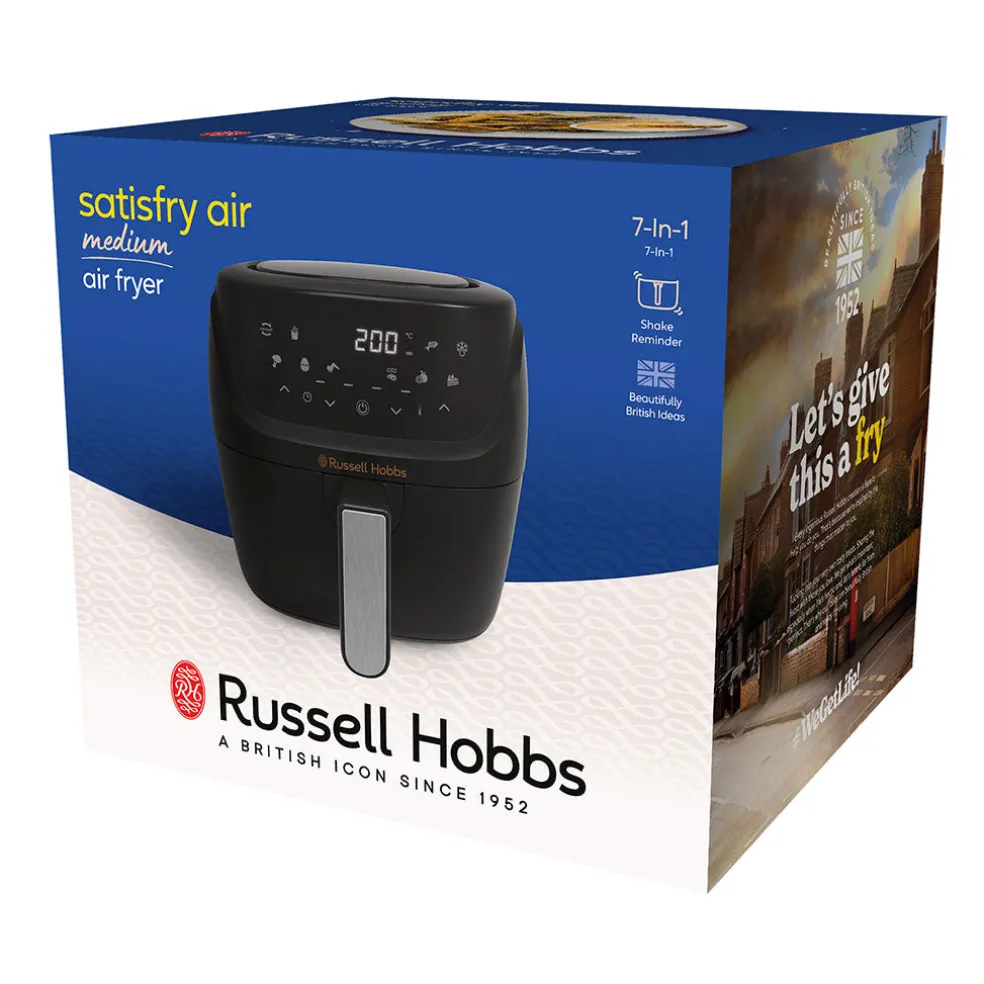 Freidora de aire Satisfry 4l mediana Russell Hobbs