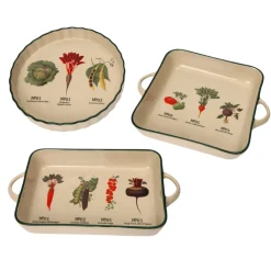 Fuente de horno de gres Vegetables Dexam