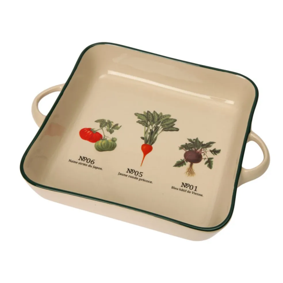 Fuente de horno de gres Vegetables Dexam