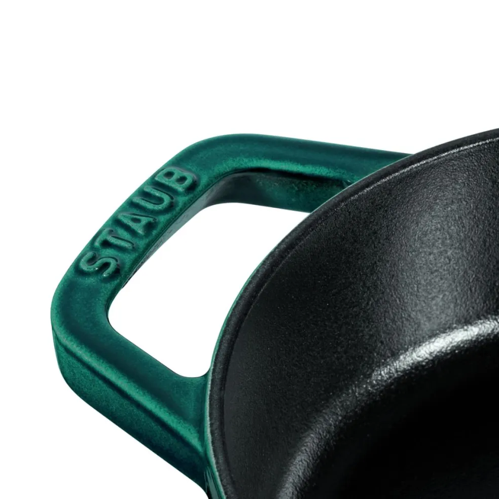 Fuente de horno ovalada de hierro fundido con tapa Staub