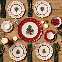 Fuente grande de Navidad de porcelana para servir Toy's Fantasy Villeroy & Boch