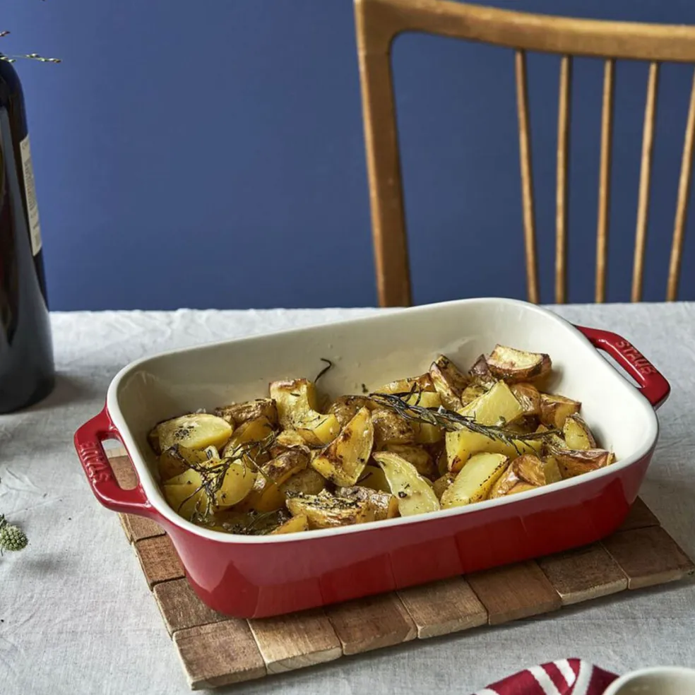 Fuente rectangular cerámica para horno Staub