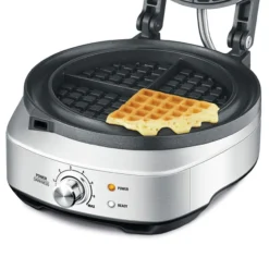 Gofrera clásica circular The No-Mess Waffle Sage