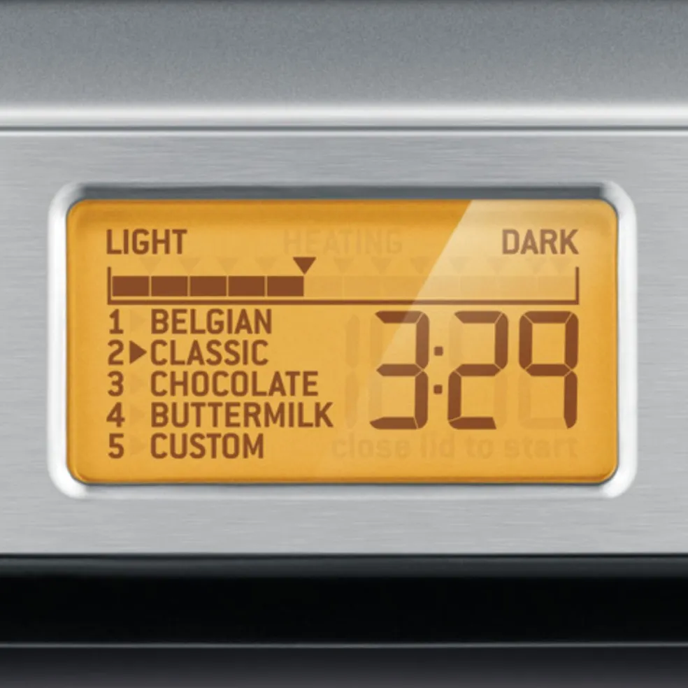 Gofrera inteligente doble con pantalla LCD Waffle PRO Sage