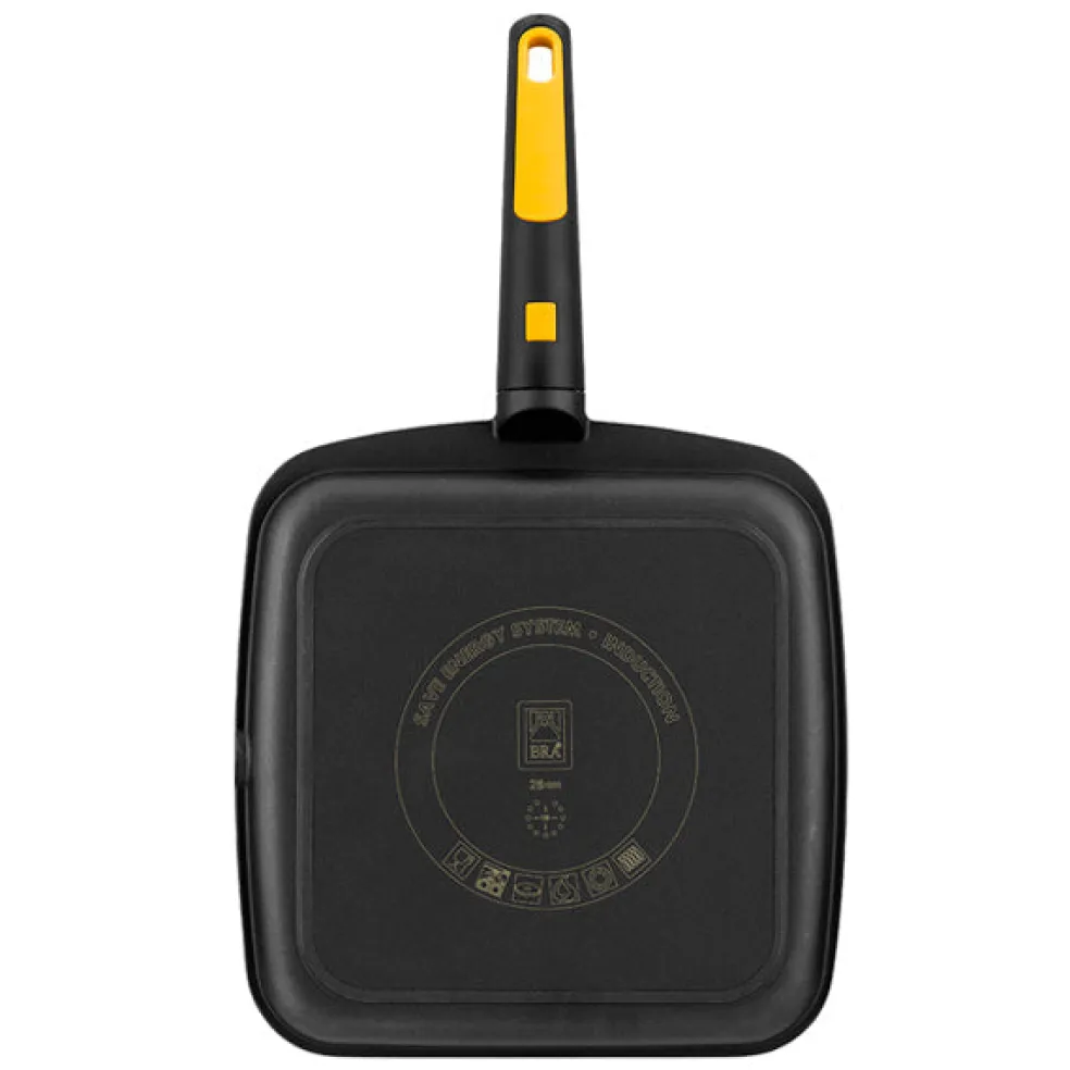 Grill antiadherente con mango desmontable Fast Click BRA