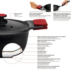 Grill antiadherente con rayas Infinity BRA