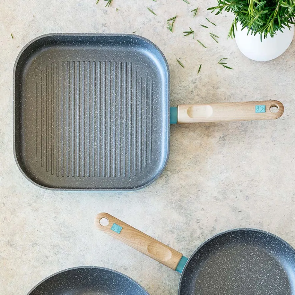 Grill antiadherente con rayas Nordik BRA