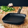 Grill antiadherente con rayas Green Monix