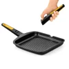 Grill antiadherente estriado mango desmontable Fast Click BRA