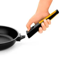 Grill antiadherente estriado mango desmontable Fast Click BRA