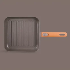 Grill con rayas antiadherente con mango desmontable Compac Pro Bra
