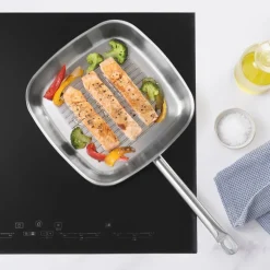 Grill cuadrado de acero inoxidable Profesional Bra