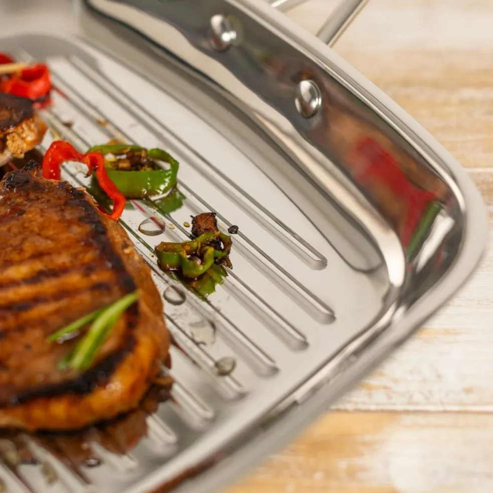 Grill de acero inoxidable Allround Kuhn Rikon
