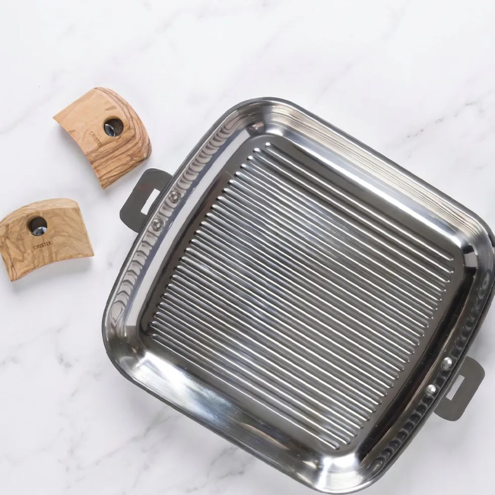 Grill de acero inoxidable multicapa Casteline Cristel