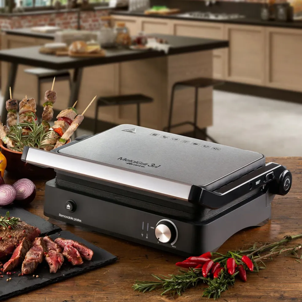 Grill eléctrico Metalgrill 3 en 1 Ariete