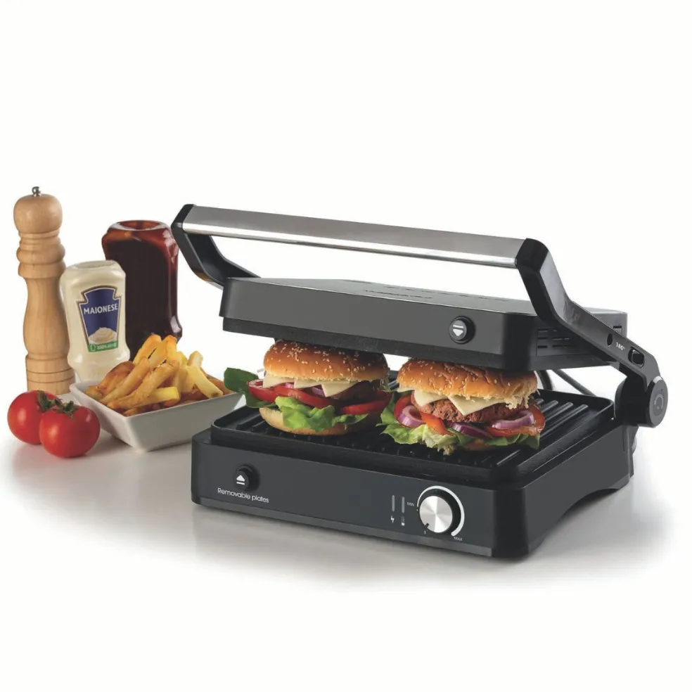 Grill eléctrico Metalgrill 3 en 1 Ariete