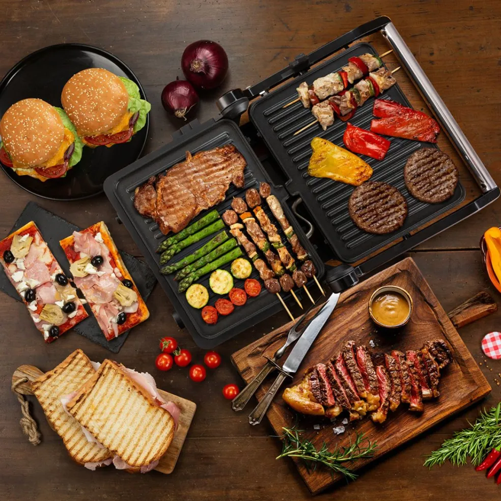 Grill eléctrico Metalgrill 3 en 1 Ariete
