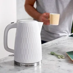 Hervidor Honeycomb blanco de Russell Hobbs