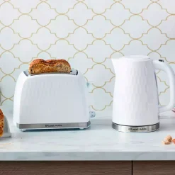 Hervidor Honeycomb blanco de Russell Hobbs