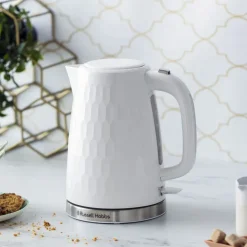 Hervidor Honeycomb blanco de Russell Hobbs