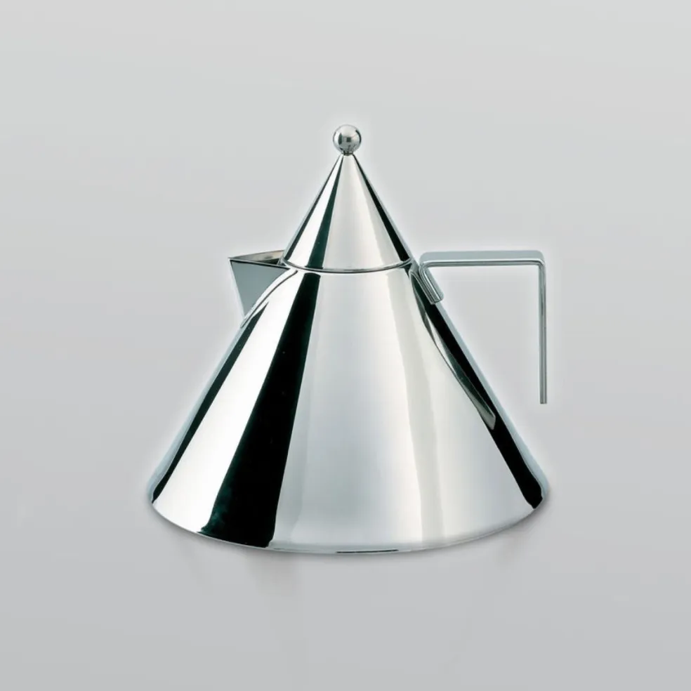 Hervidor Il Conico de acero inoxidable Aldo Rossi Alessi