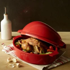 Horno cerámico para asar pollo o pavo Emile Henry