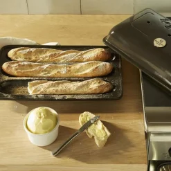 Horno cerámico para baguettes Emile Henry Negro