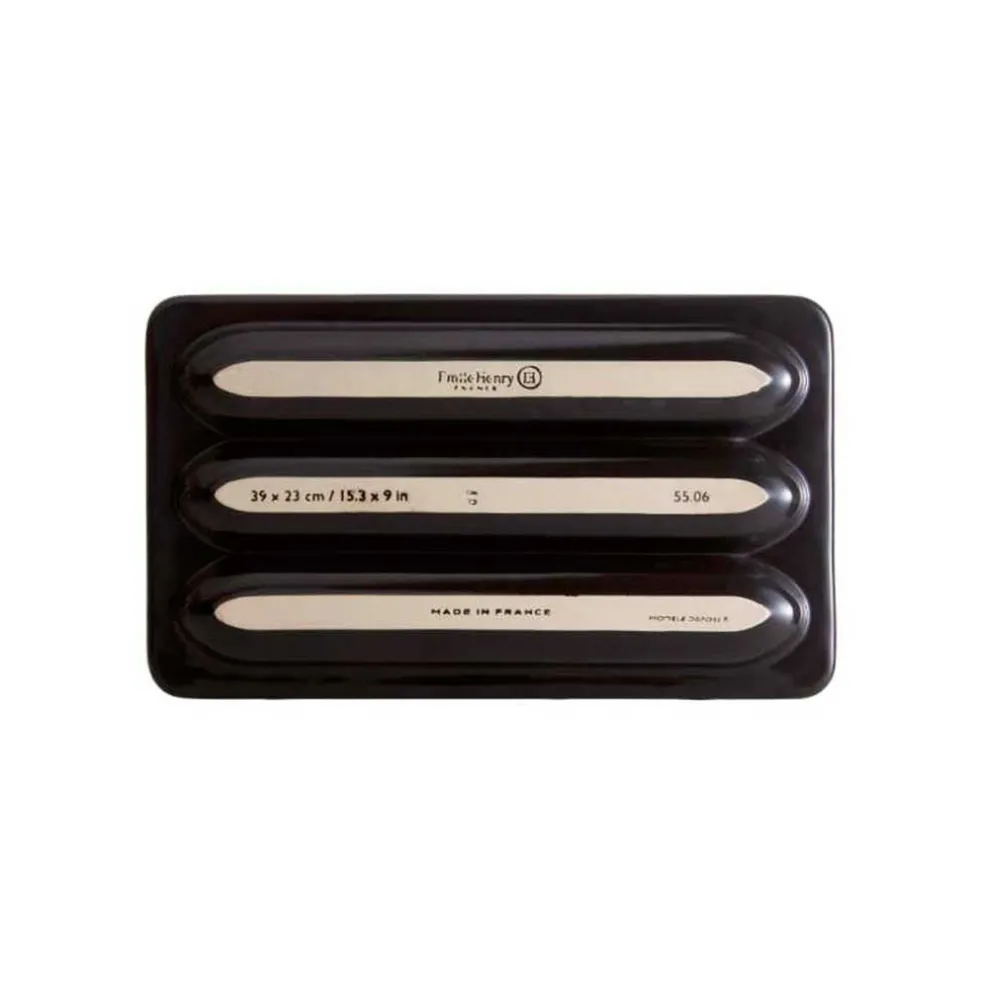 Horno cerámico para baguettes Emile Henry Negro
