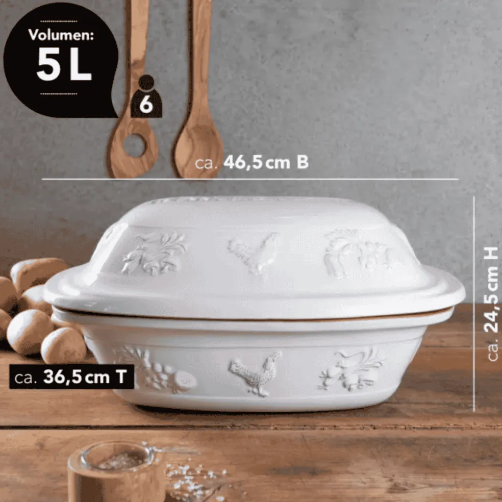 Horno de terracota Rústico Römertopf