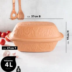 Horno de terracota Steam Roaster Klassic Römertopf