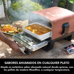 Horno eléctrico exterior de pellet Woodfire Ninja®