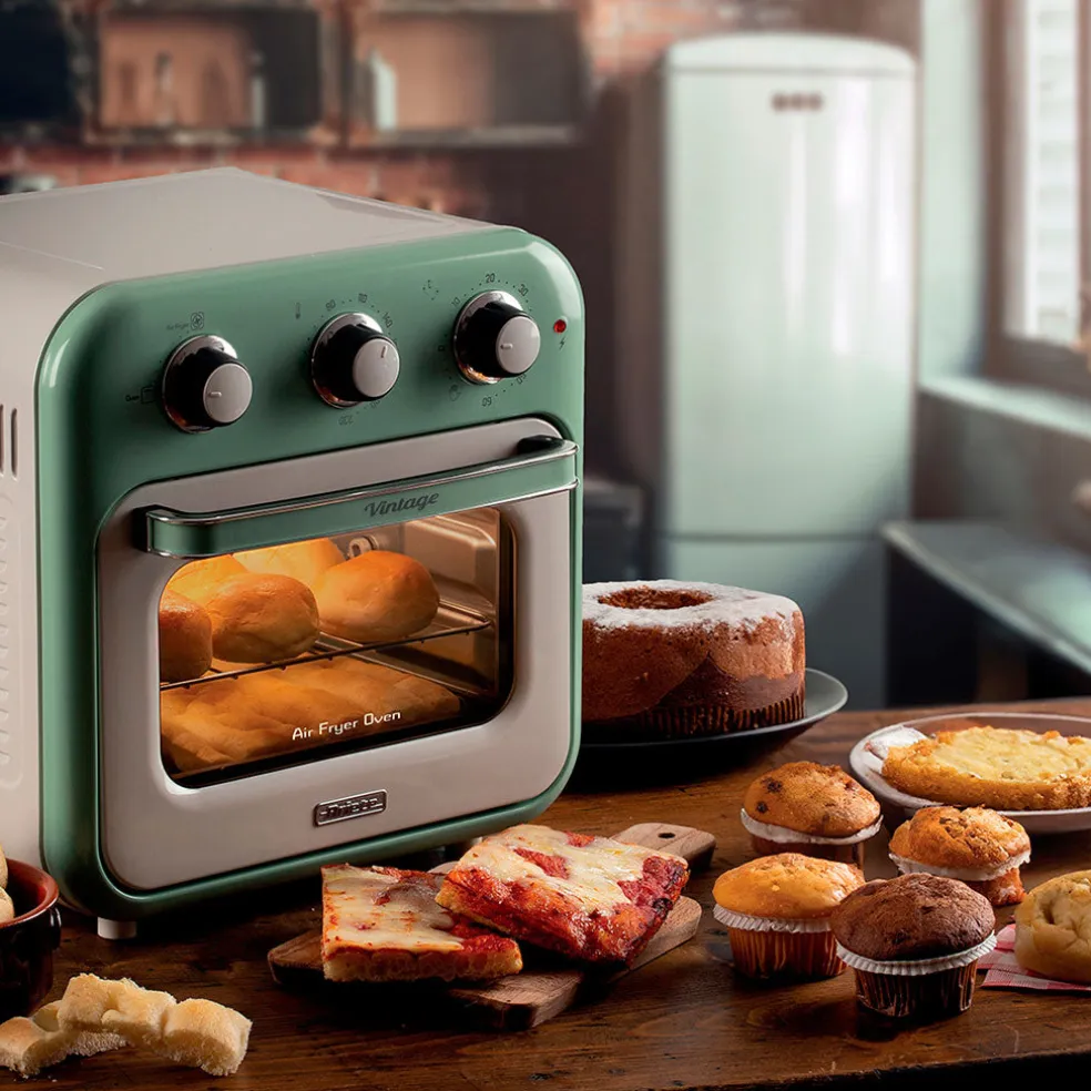 Horno eléctrico y freidora de Aire Vintage Ariete