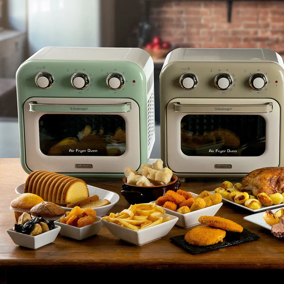 Horno eléctrico y freidora de Aire Vintage Ariete