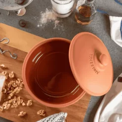 Horno redondo de terracota para pan Römertopf