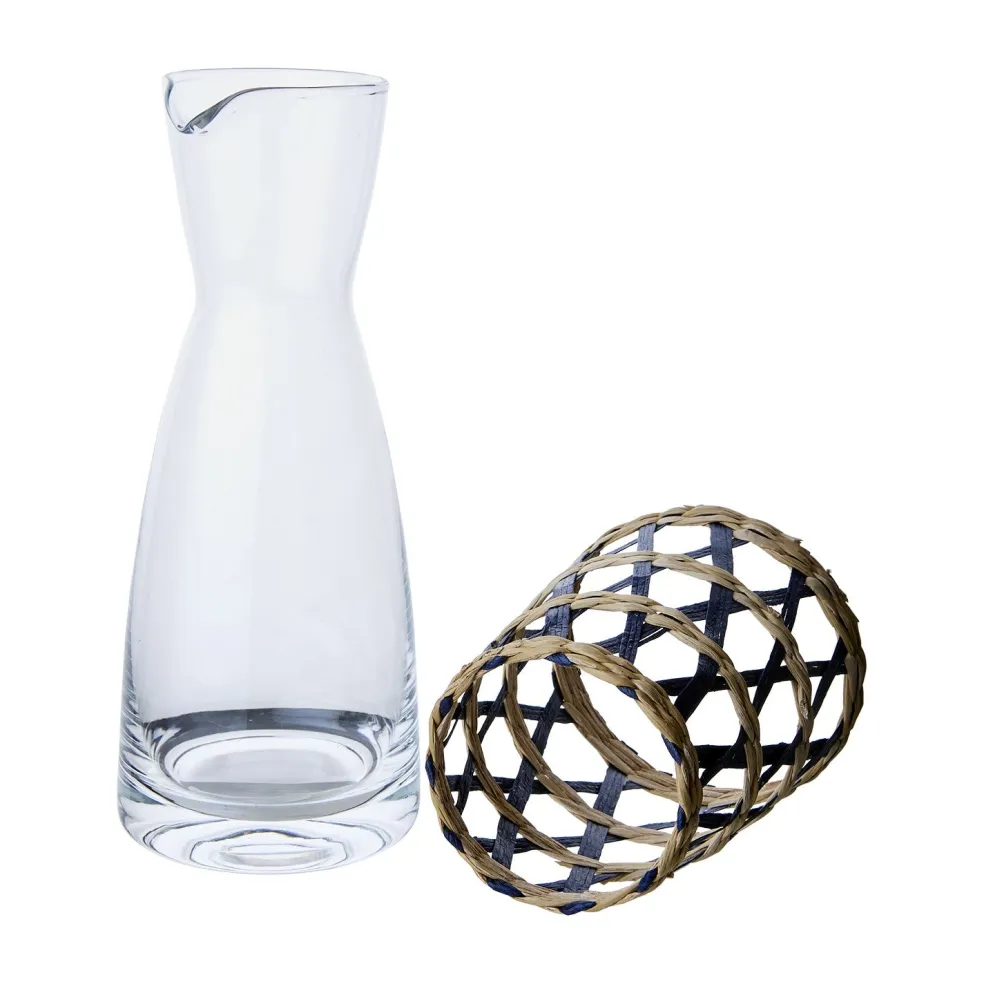 Jarra de cristal con funda Jill Affari of Sweden