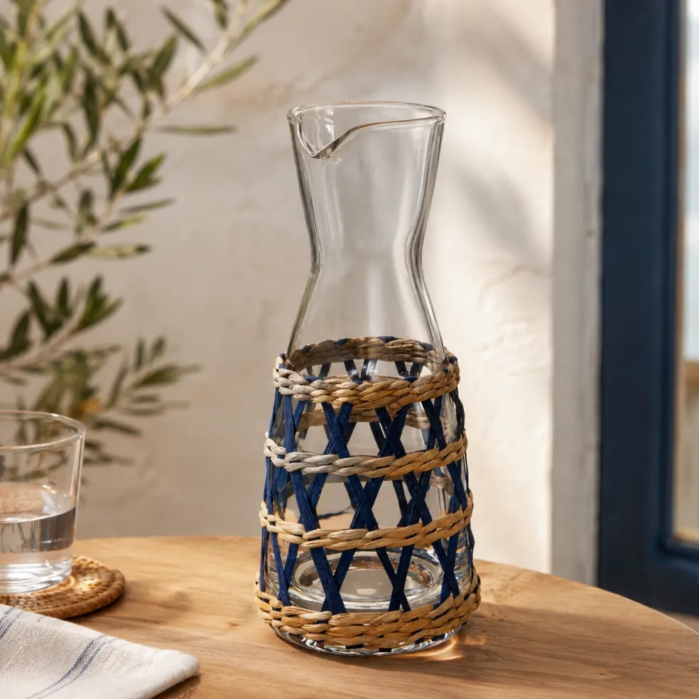 Jarra de cristal con funda Jill Affari of Sweden