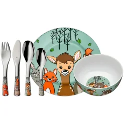 Juego cubertería 6 piezas Animales del Bosque WMF