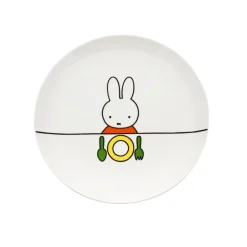 Juego cubertería 6 piezas inox y porcelana Miffy Zilverstad