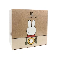 Juego cubertería 6 piezas inox y porcelana Miffy Zilverstad