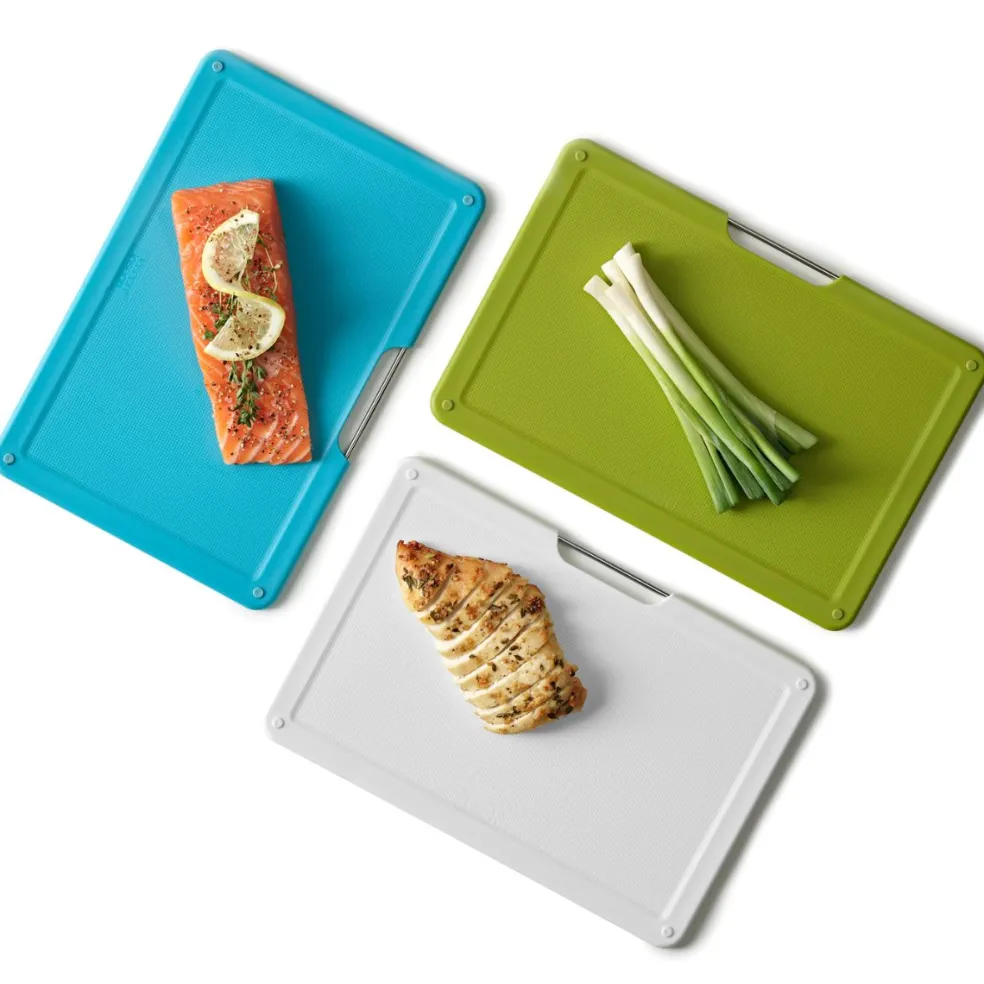 Juego de 3 tablas para cortar bajo estante Folio Joseph Joseph