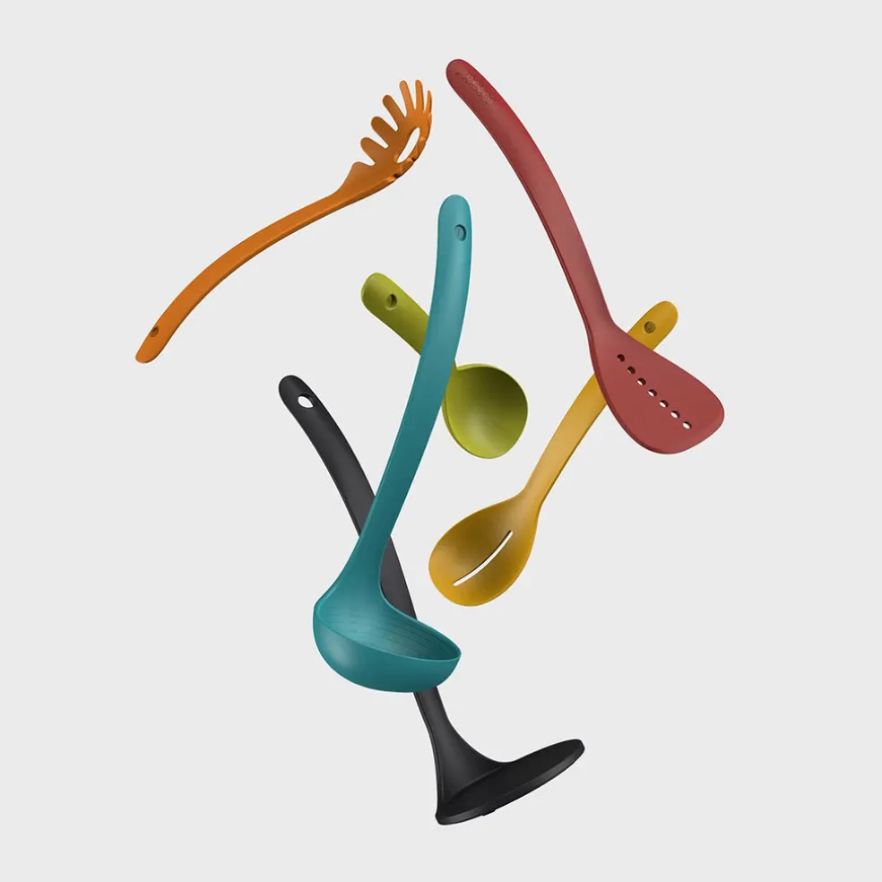 Juego de 5 utensilios de cocina con soporte Nest Utensils Plus Joseph Joseph