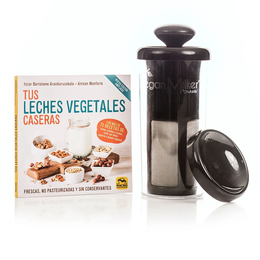 Libro "Tus leches vegetales caseras" de Antxon Monforte e Itziar Bartolome