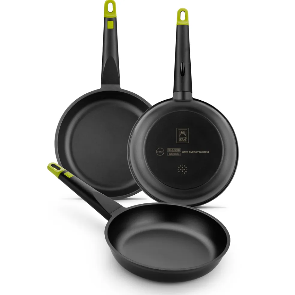Lote de sartenes antiadherentes Foodie BRA