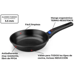 Lote de sartenes antiadherentes Solid+ Monix