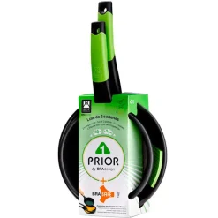 Lote de 2 sartenes Prior BRA + Protector Bra Safe