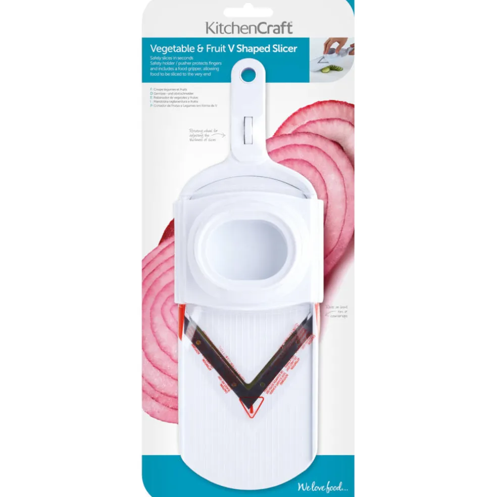 Mandolina KitchenCraft con cuchilla V