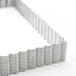 Marco rectangular perforado acanalado De Buyer