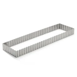 Marco rectangular perforado acanalado De Buyer